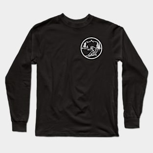 Lispe Snowboard Circle Long Sleeve T-Shirt